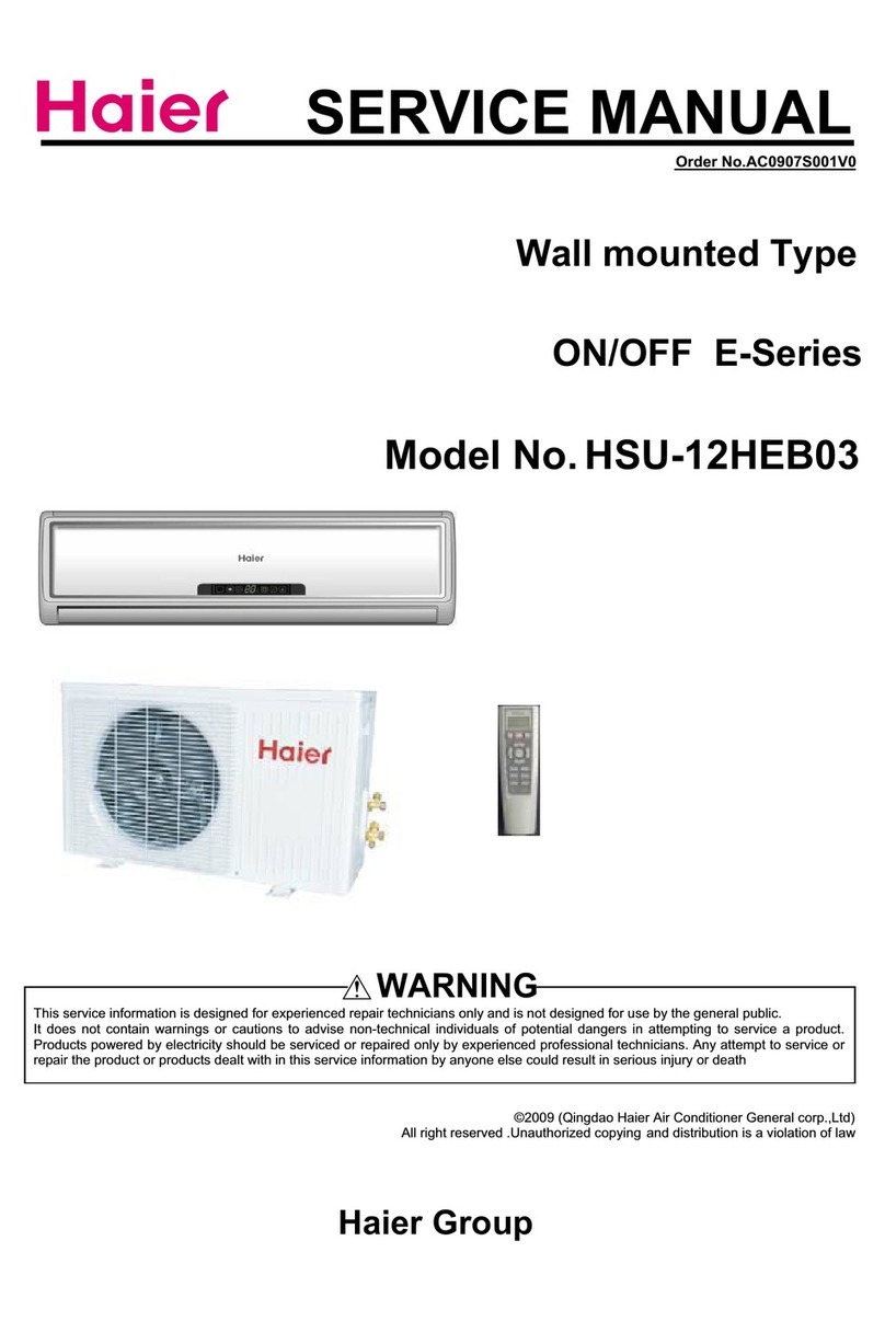 Haier HSU-12HEB03 manual