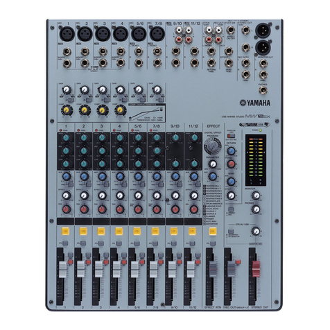 Yamaha MW12CX User manual