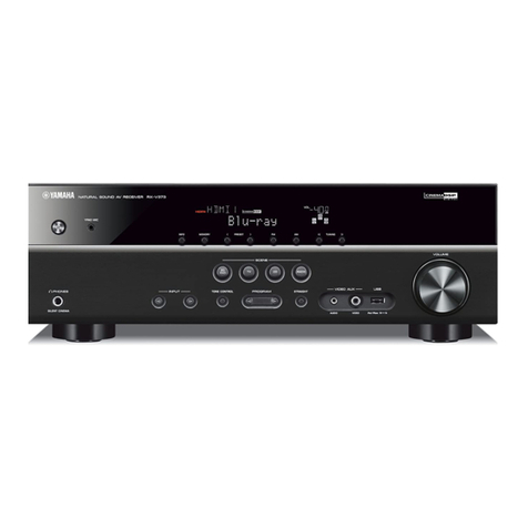 Yamaha RX-V373BL User manual