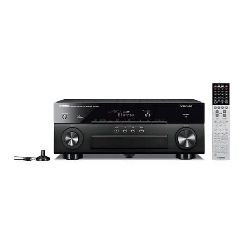 Yamaha Aventage RX-A820 Easy setup guide
