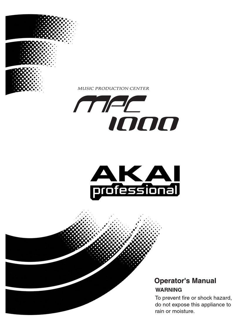 Akai Professional MPC 1000 User manual
