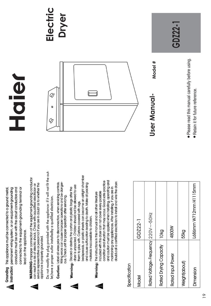 Haier GDZ22-1 User manual