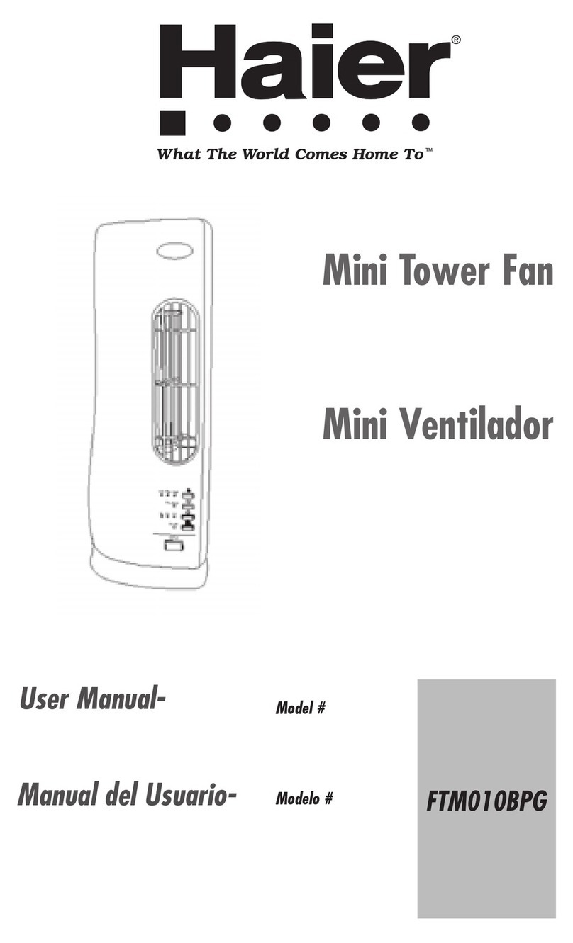 Haier FTM010BPG User manual