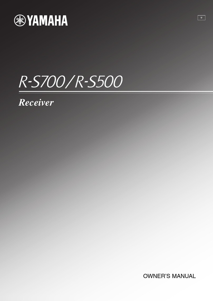 Yamaha R-S700BL User manual