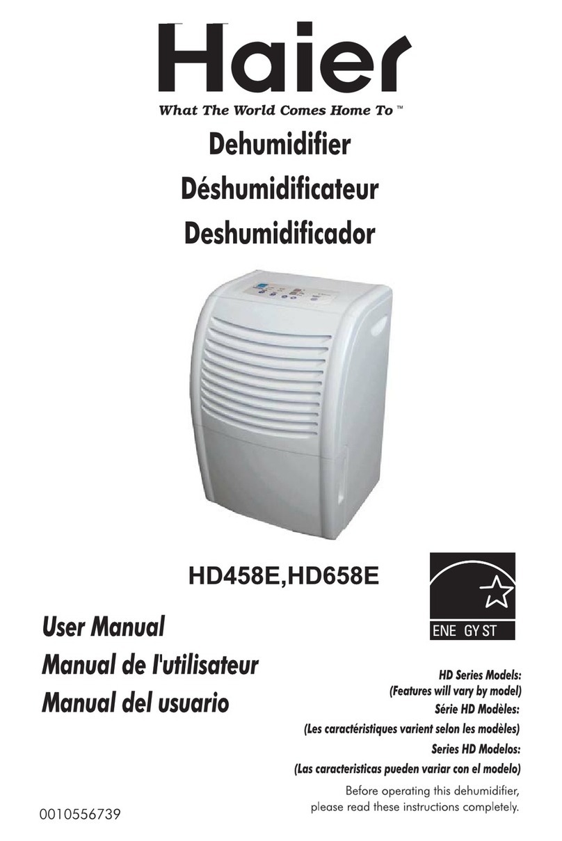 Haier HD458E User manual