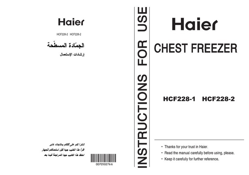 Haier HCF228-1 User manual