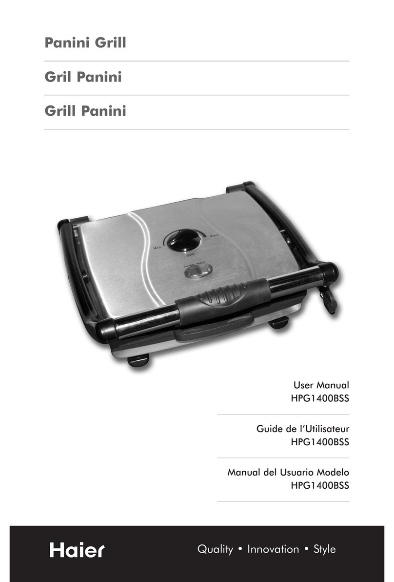 Haier HPG1400BSS user manual Haier HPG1400BSS user manual