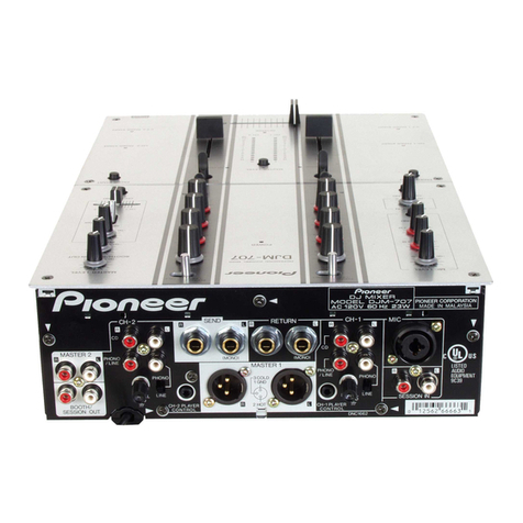 Pioneer DJM-707 User manual
