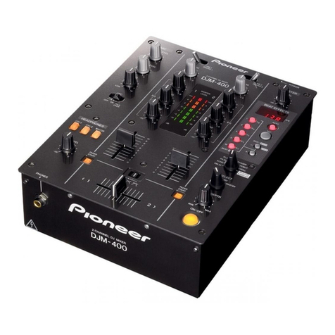 Pioneer DJM 400 - Pro Dj Mixer User manual
