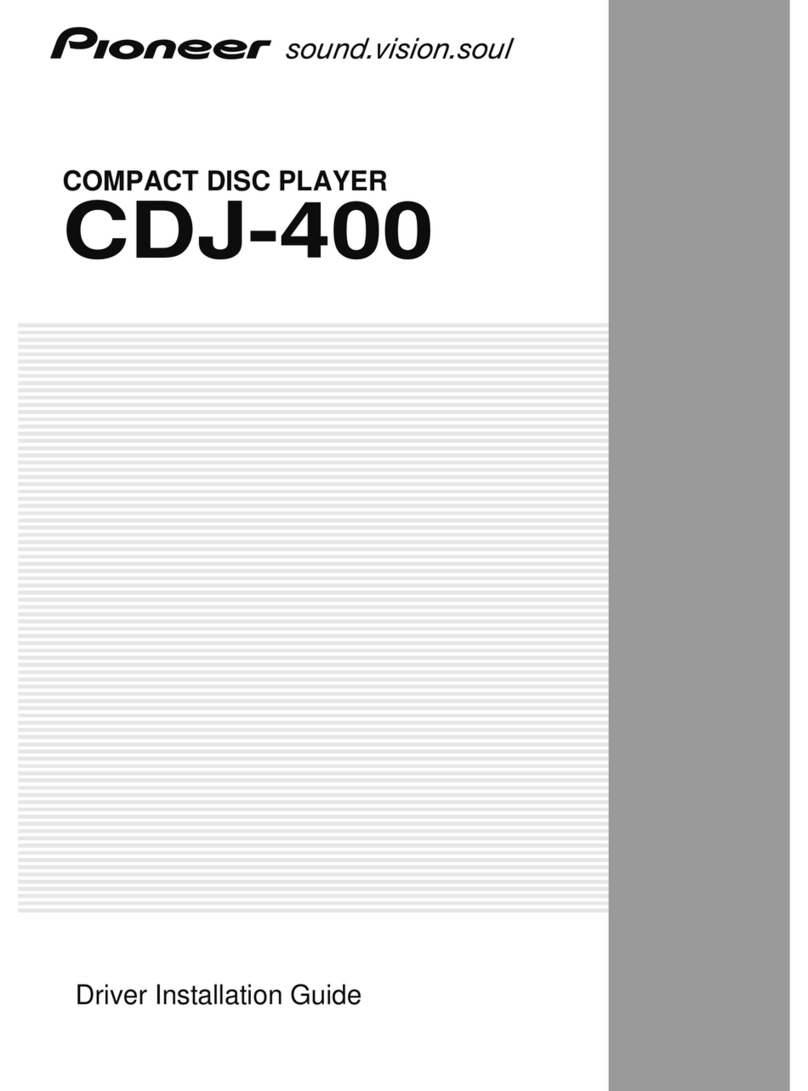 Pioneer CDJ-400 - Cd/Media Player Assembly instructions