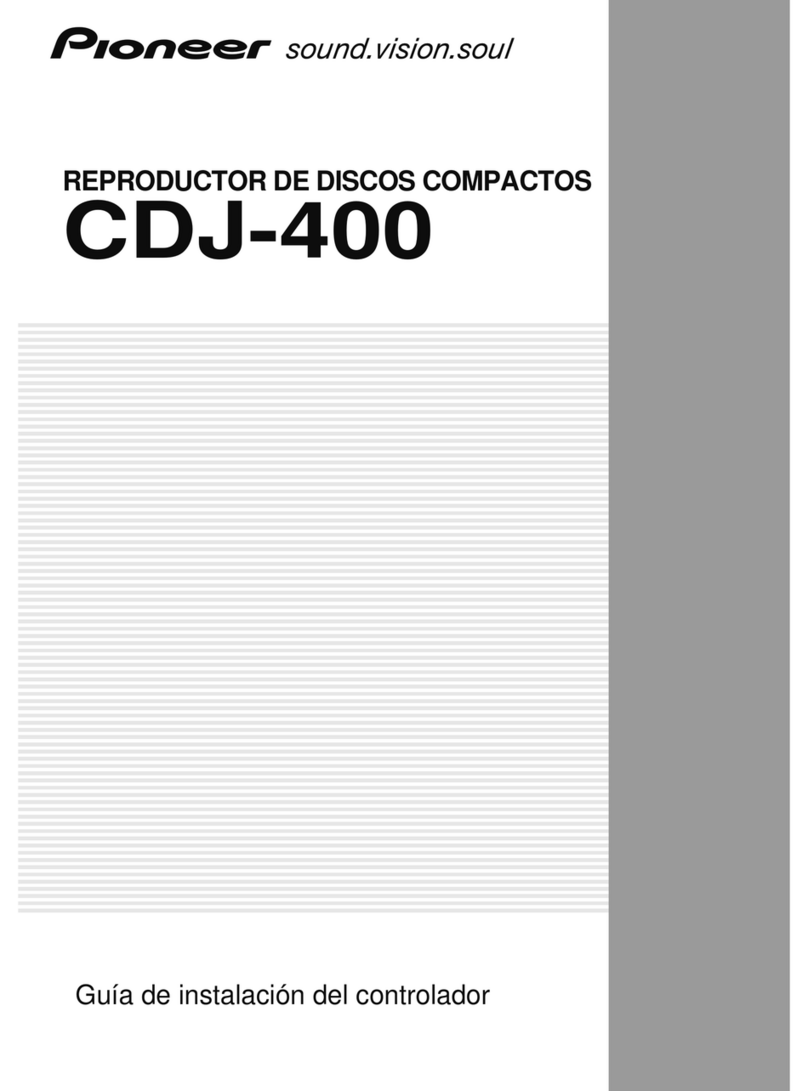 Pioneer CDJ-400 - Cd/Media Player Parts list manual