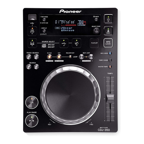 Pioneer TRAKTOR PRO CDJ-350 User manual