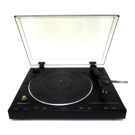 Denon DP-23F User manual Denon DP-23F User manual