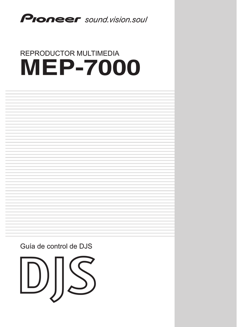 Pioneer MEP-7000 Control guide