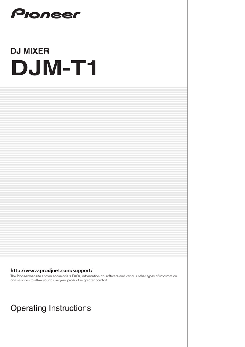 Pioneer DJM-T1 User manual