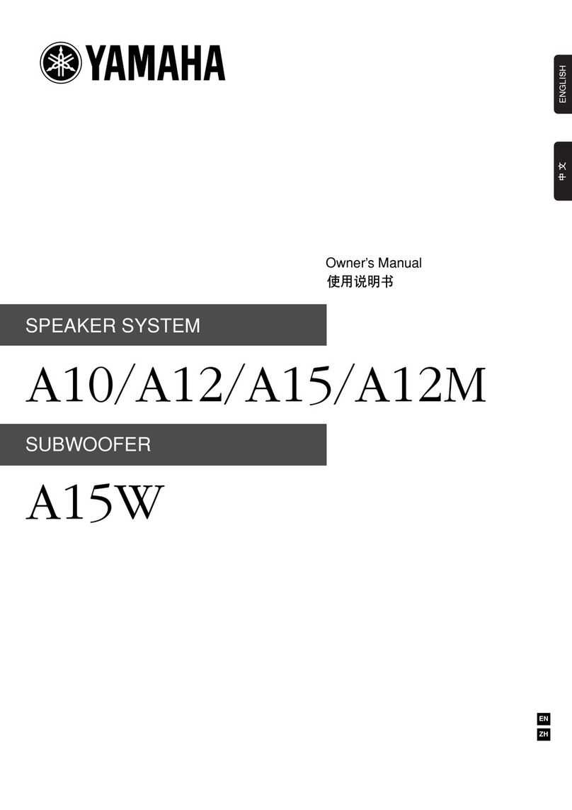 Yamaha A15W User manual