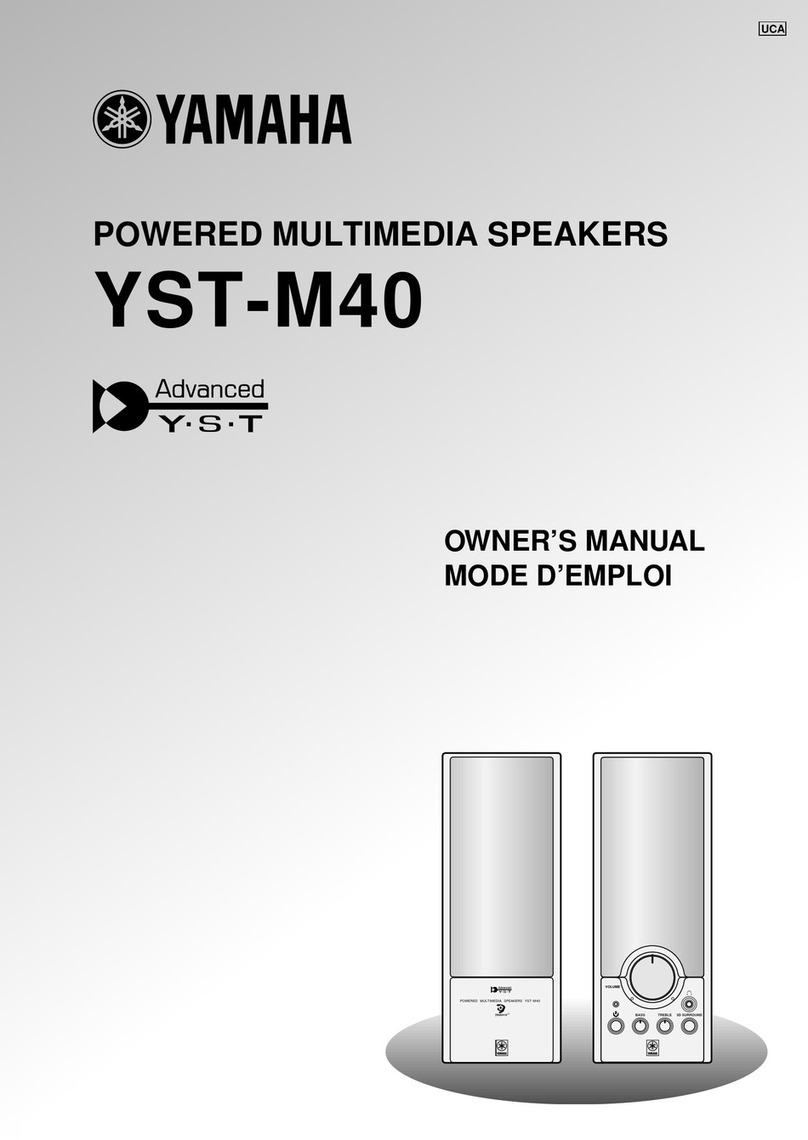 Yamaha YST-M40 User manual