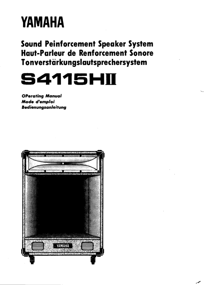 Yamaha S4115HII operating manual