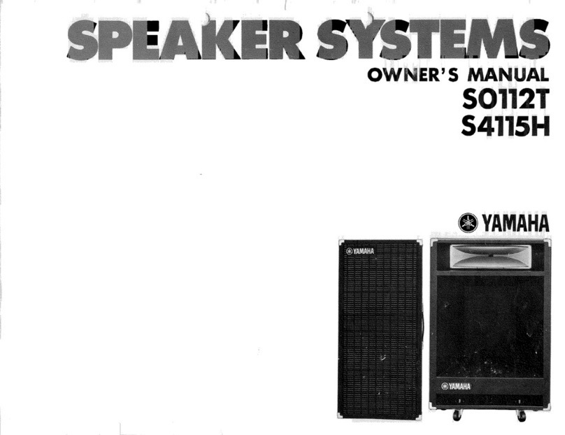 Yamaha S0112T User manual
