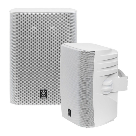 Yamaha NS-AW570 - Left / Right CH Speakers owner's manual