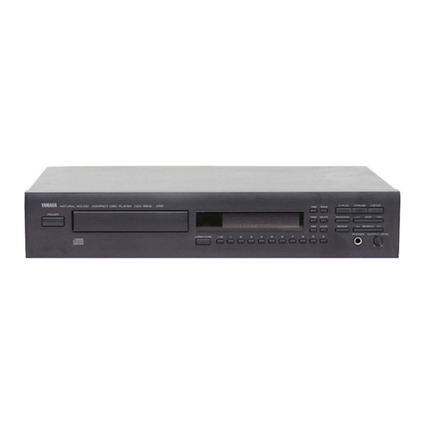 Yamaha CDX-550 User manual