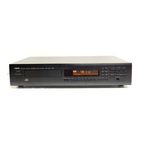 Yamaha CDX-530 User manual Yamaha CDX-530 User manual