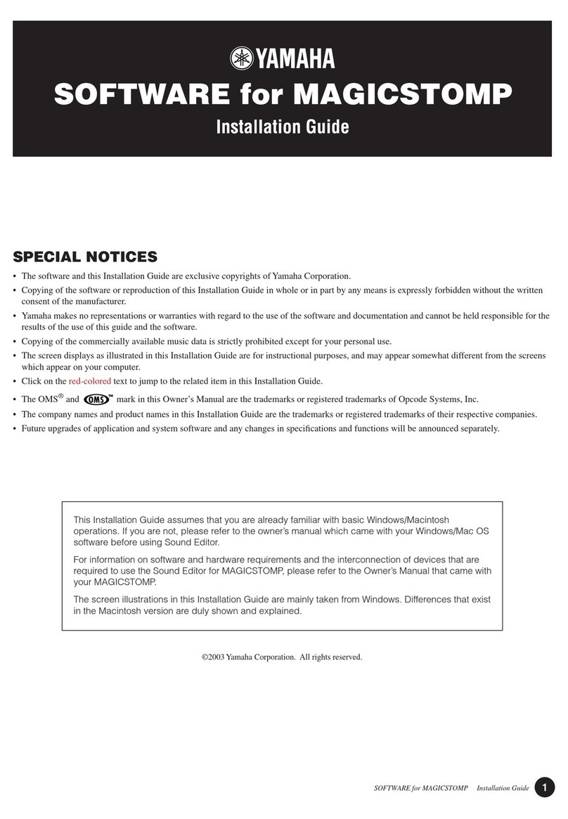 Yamaha Acoustic User manual