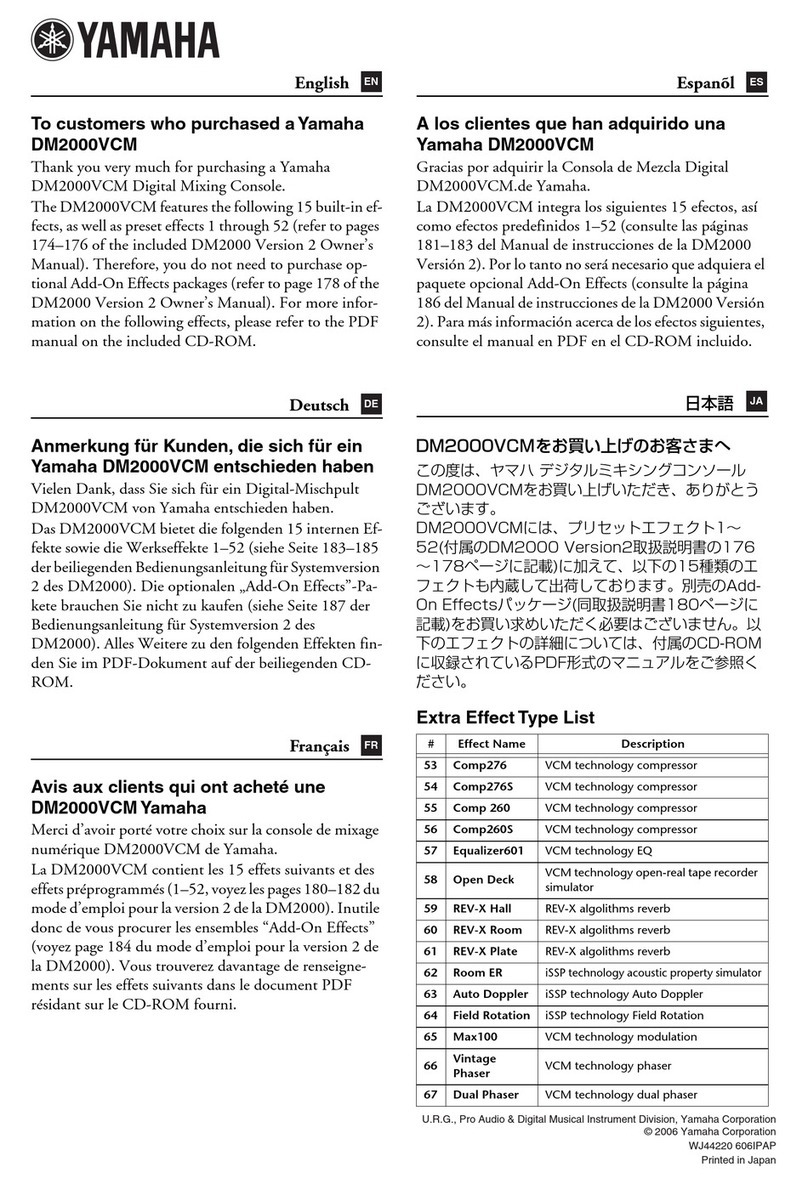 Yamaha Acoustic owner's manual