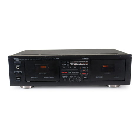 Yamaha KX-W262 owner's manual