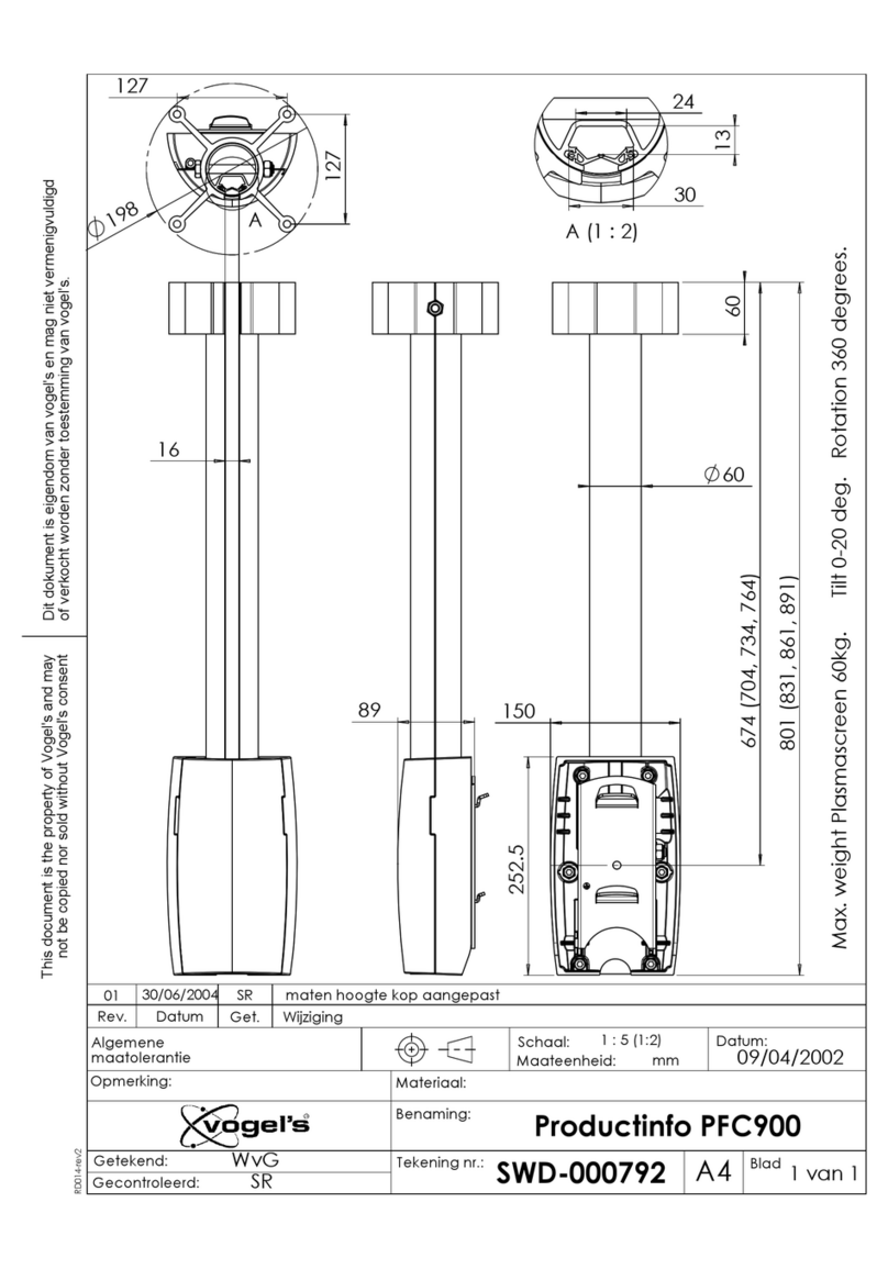 VOGELS BM01111 User manual