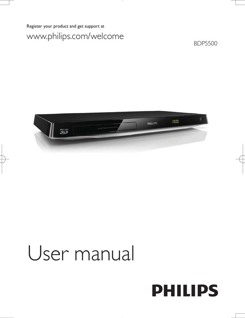 Philips BDP5500 User manual
