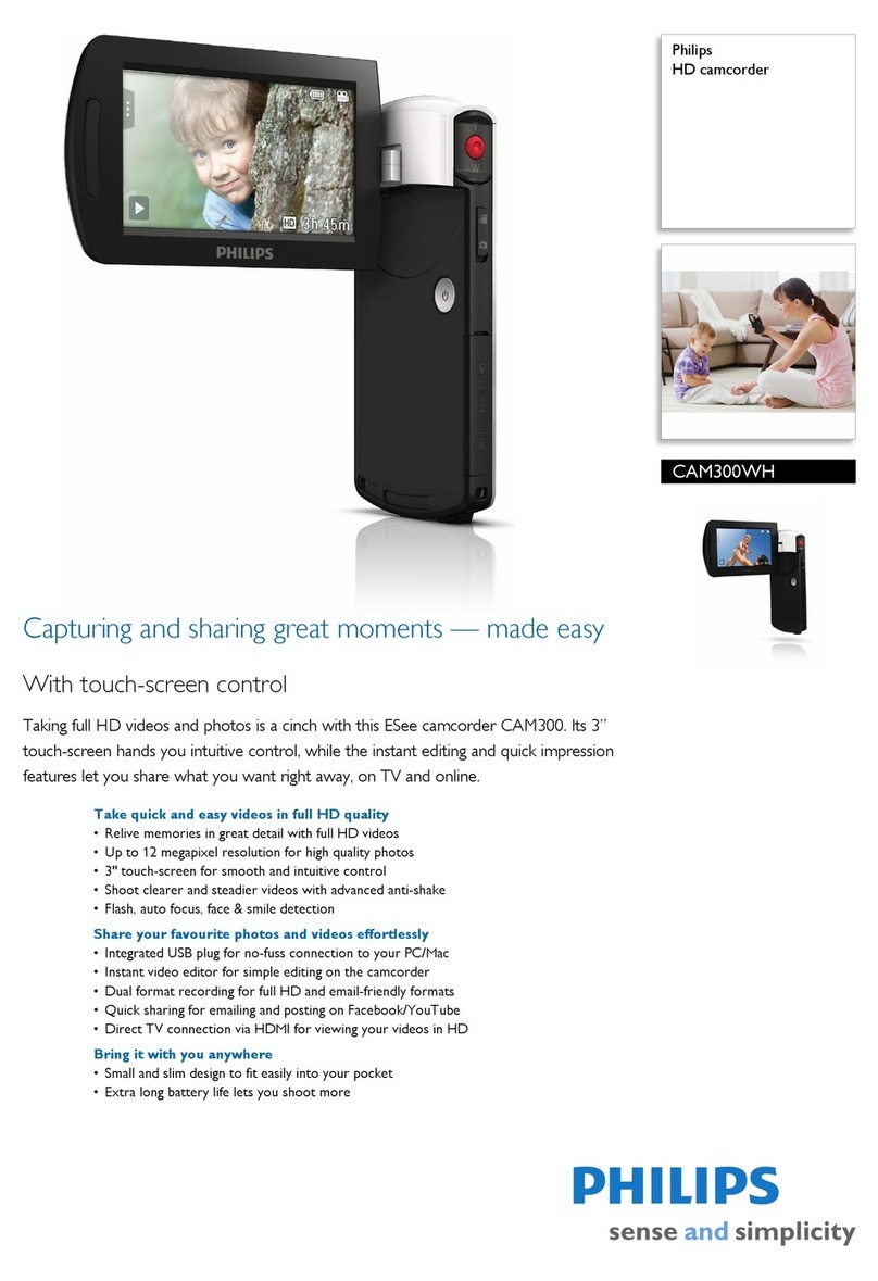 Philips CAM300WH User manual