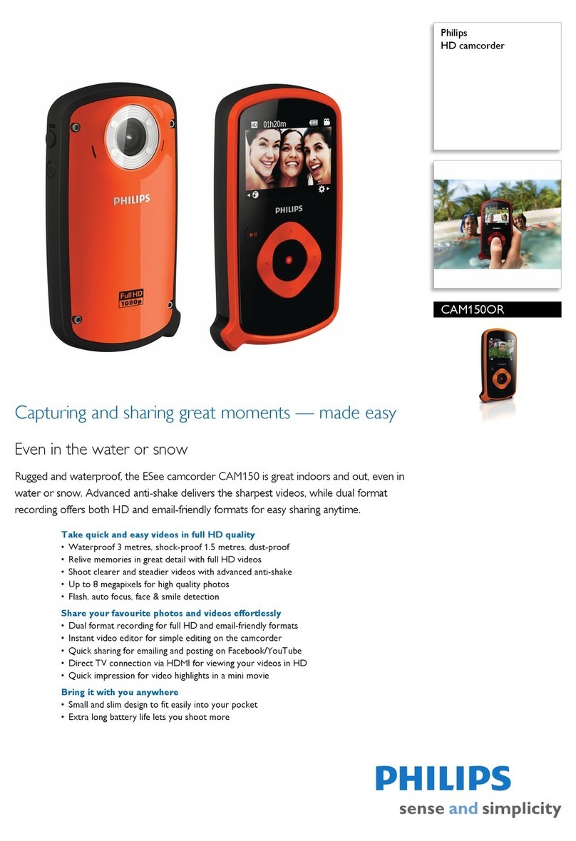 Philips CAM150OR User manual