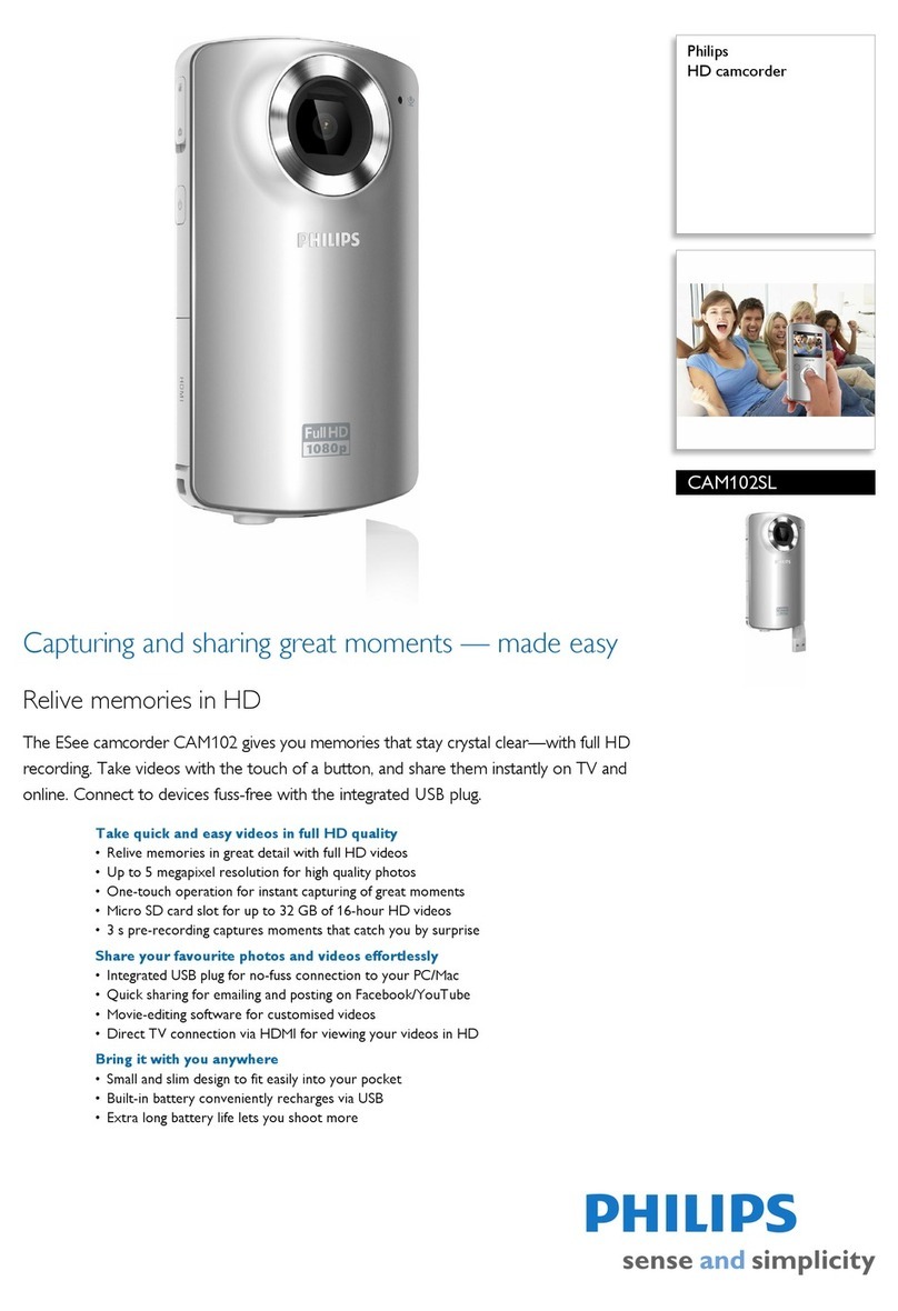Philips CAM102SL User manual