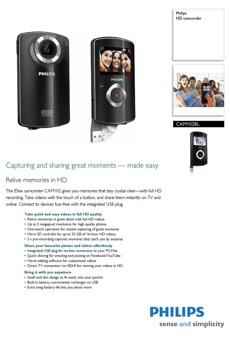 Philips CAM102BL User manual Philips CAM102BL User manual