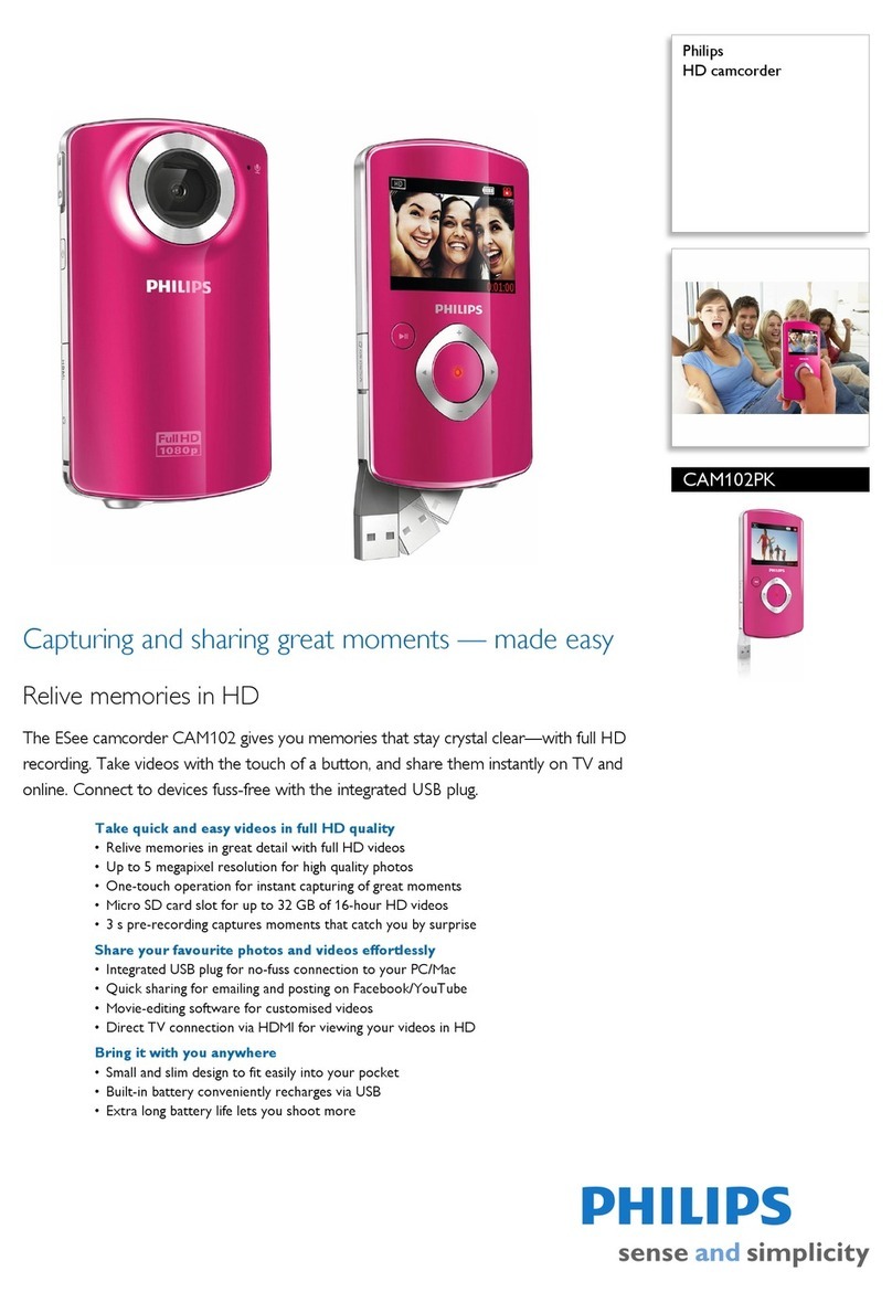 Philips CAM102PK User manual Philips CAM102PK User manual