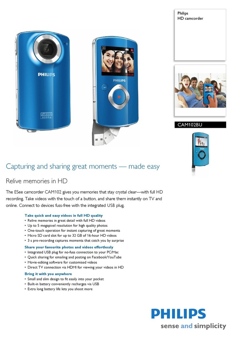 Philips CAM102BU User manual