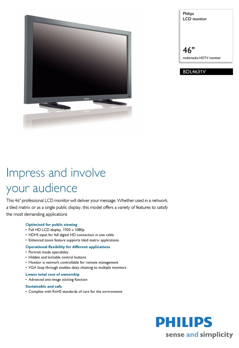 Philips BDL4631V User manual