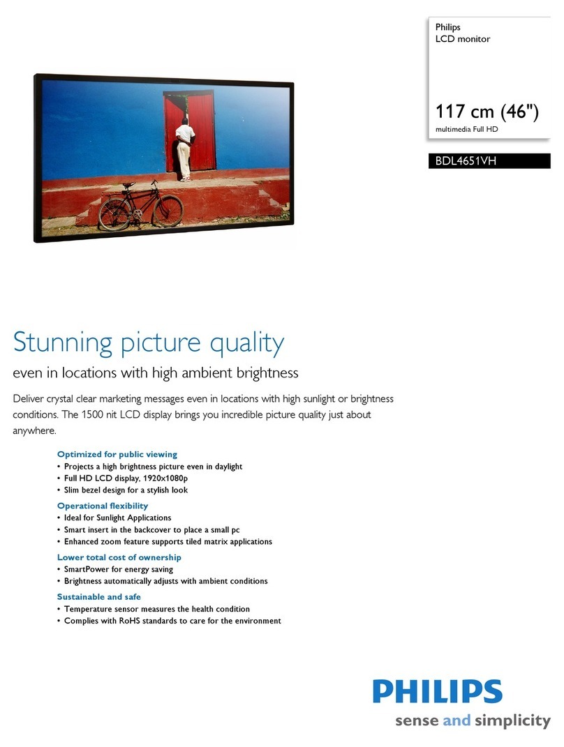Philips BDL4651VH - User manual
