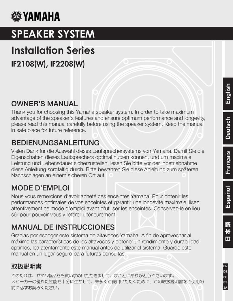 Yamaha IF2108 owner's manual