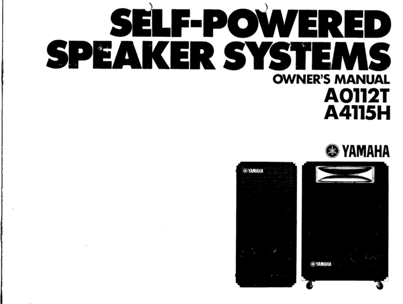 Yamaha A0112T owner's manual