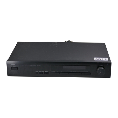 Yamaha TX-470 User manual