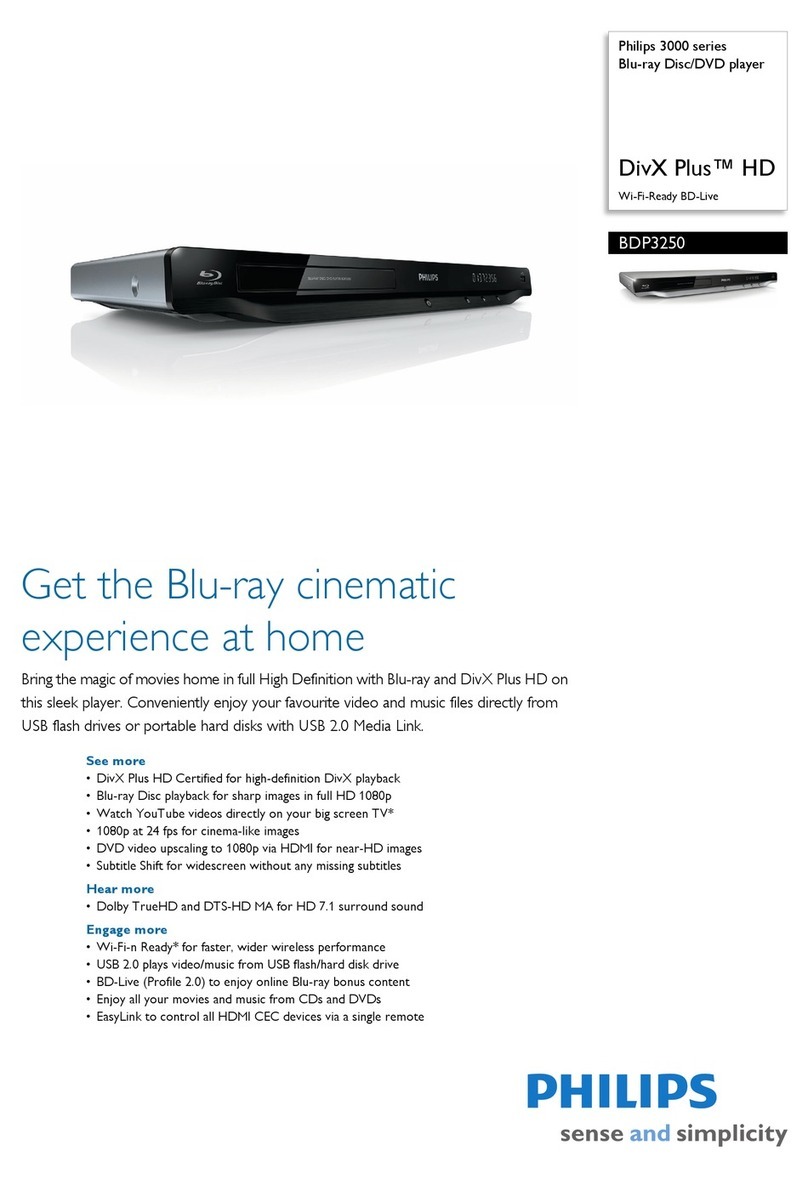 Philips BDP-3250 brochure