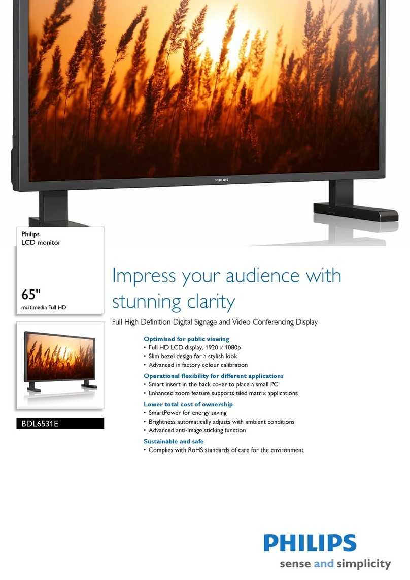Philips BDL6531E User manual