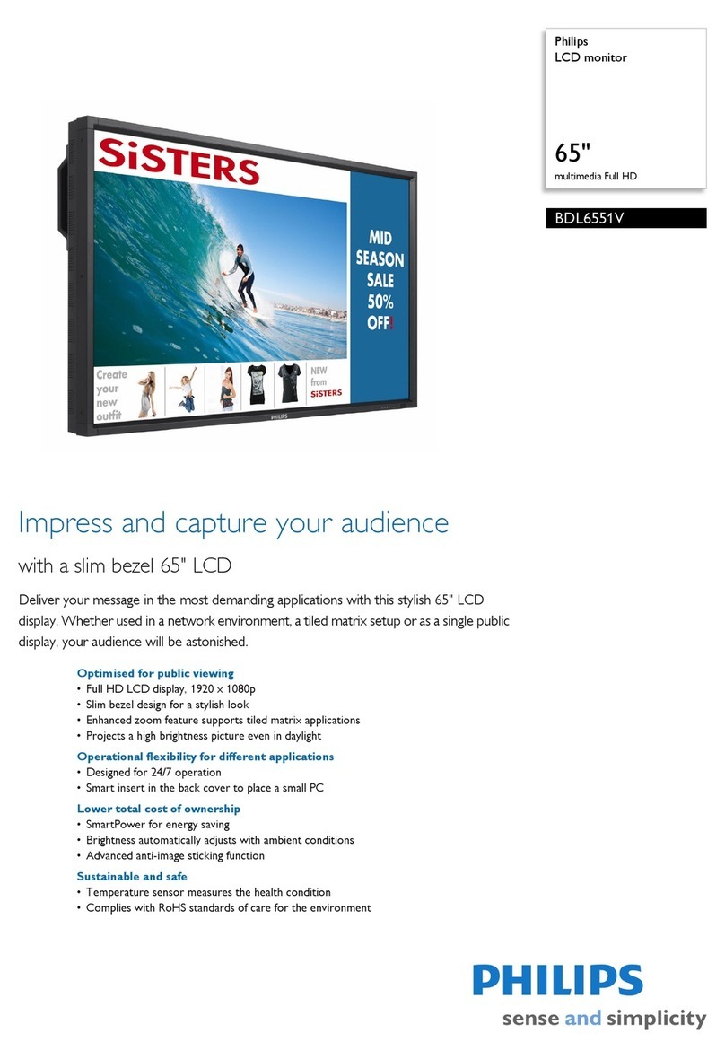 Philips BDL6551V User manual