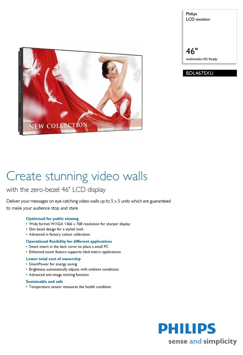 Philips BDL4675XU - User manual