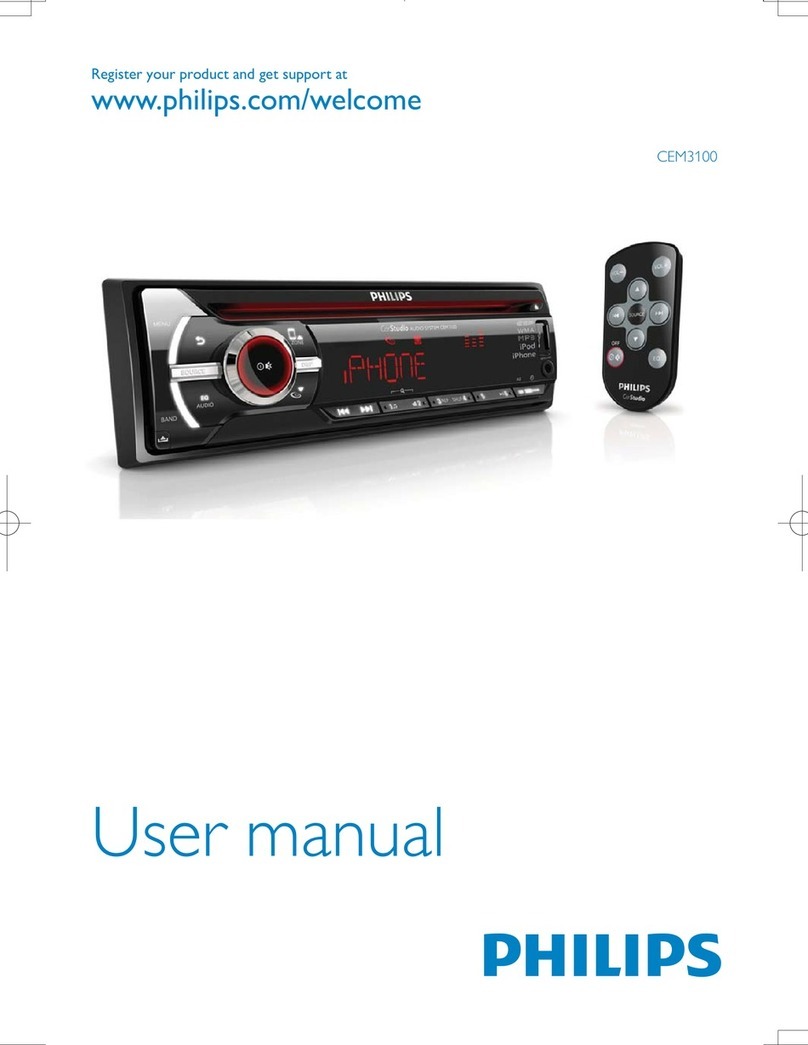 Philips CarStudio CEM3100 user manual