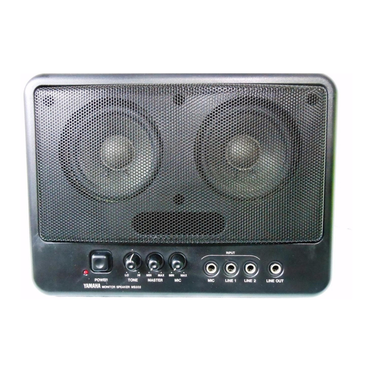 Yamaha MS202 User manual Yamaha MS202 User manual