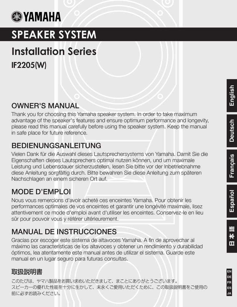 Yamaha IF2205 owner's manual