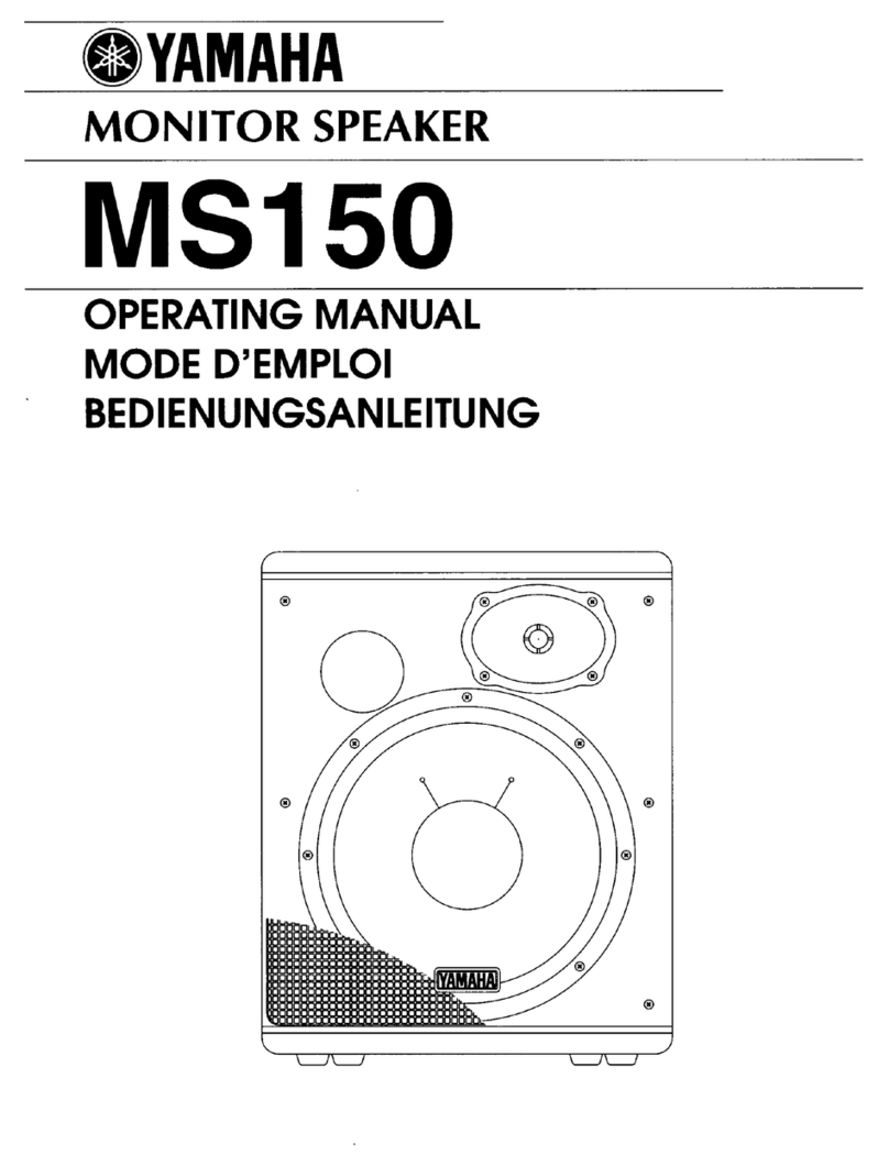 Yamaha MS150 operating guide